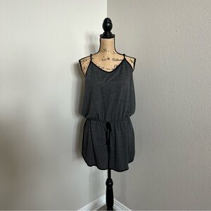 Mossimo Gray Sleeveless Romper